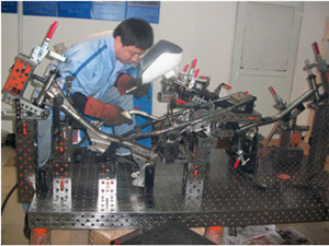 三維柔性工裝焊接平臺