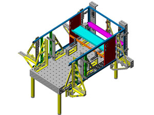 鈑金結(jié)構(gòu)框架組立焊接