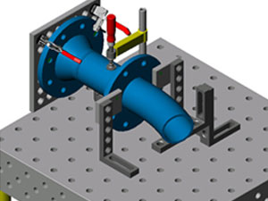 管道法蘭結(jié)構(gòu)件焊接