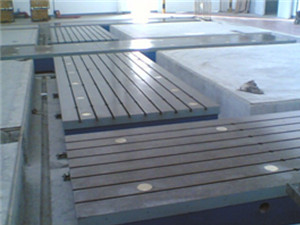 為上海汽車(chē)廠(chǎng)提供的組裝鑄鐵平臺(tái)