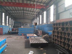 重型鑄鐵平臺庫存車間